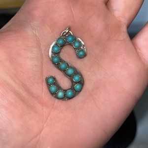 Turquoise S pendant